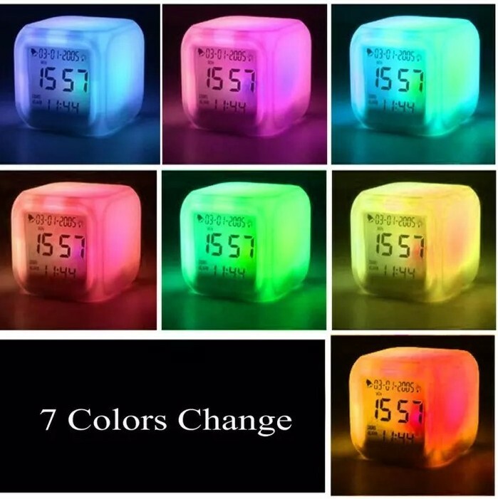 seven Deadly sins reveil Led 7 Couleurs Thermomètre Décoration collection manga