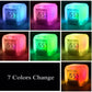 seven Deadly sins reveil Led 7 Couleurs Thermomètre horloge decoration manga