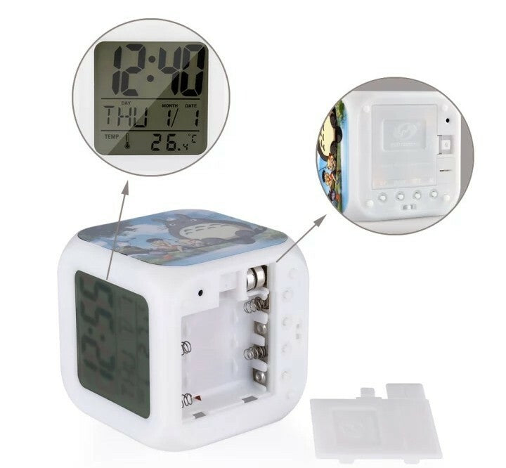 seven Deadly sins reveil Led 7 Couleurs Thermomètre déco lumineuse collection