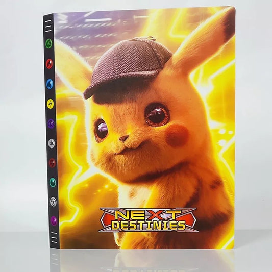 Album carte pokemon grand format 432 emplacements classeur detective pikachu livre 24 pages