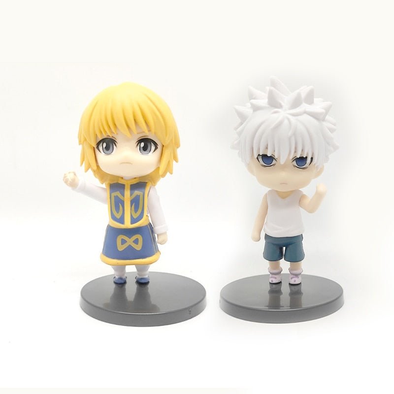 Anime Hunter x Hunter Figure Killua Zoldyck Gon Freecss Action Figure Kurapika Hisoka Kulolo Lushilufelu Figurine Collection Toy