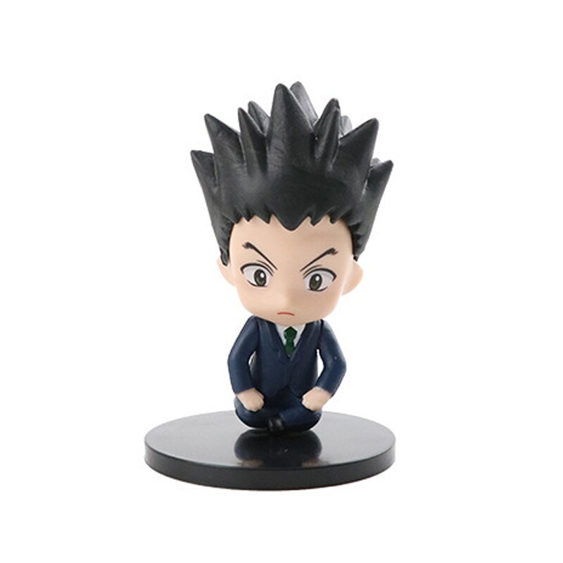 Anime Hunter x Hunter Figure Killua Zoldyck Gon Freecss Action Figure Kurapika Hisoka Kulolo Lushilufelu Figurine Collection Toy