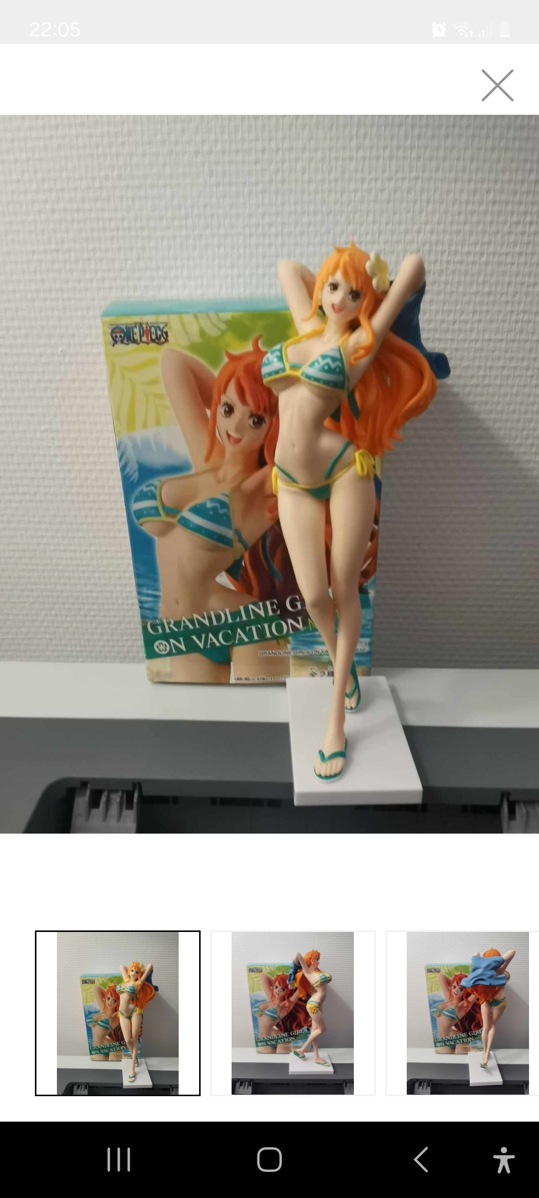 Figurine sexy Nami maillot de bain 21cm 2 Version au choix statuette collection manga decorative