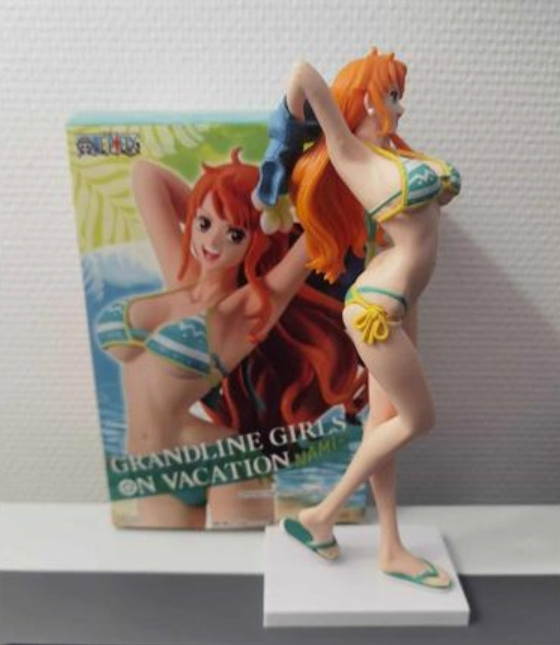 Figurine sexy Nami maillot de bain 21cm 2 Version au choix statuette collection manga decorative