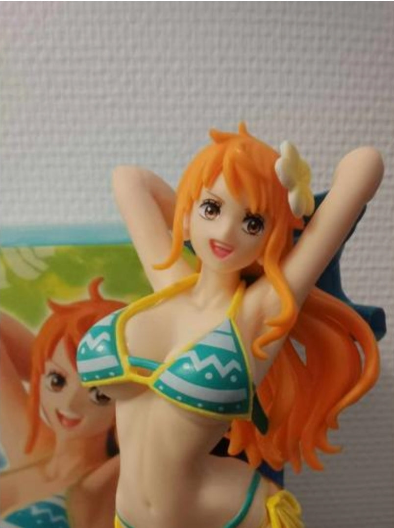 Figurine sexy Nami maillot de bain 21cm 2 Version au choix statuette collection manga decorative