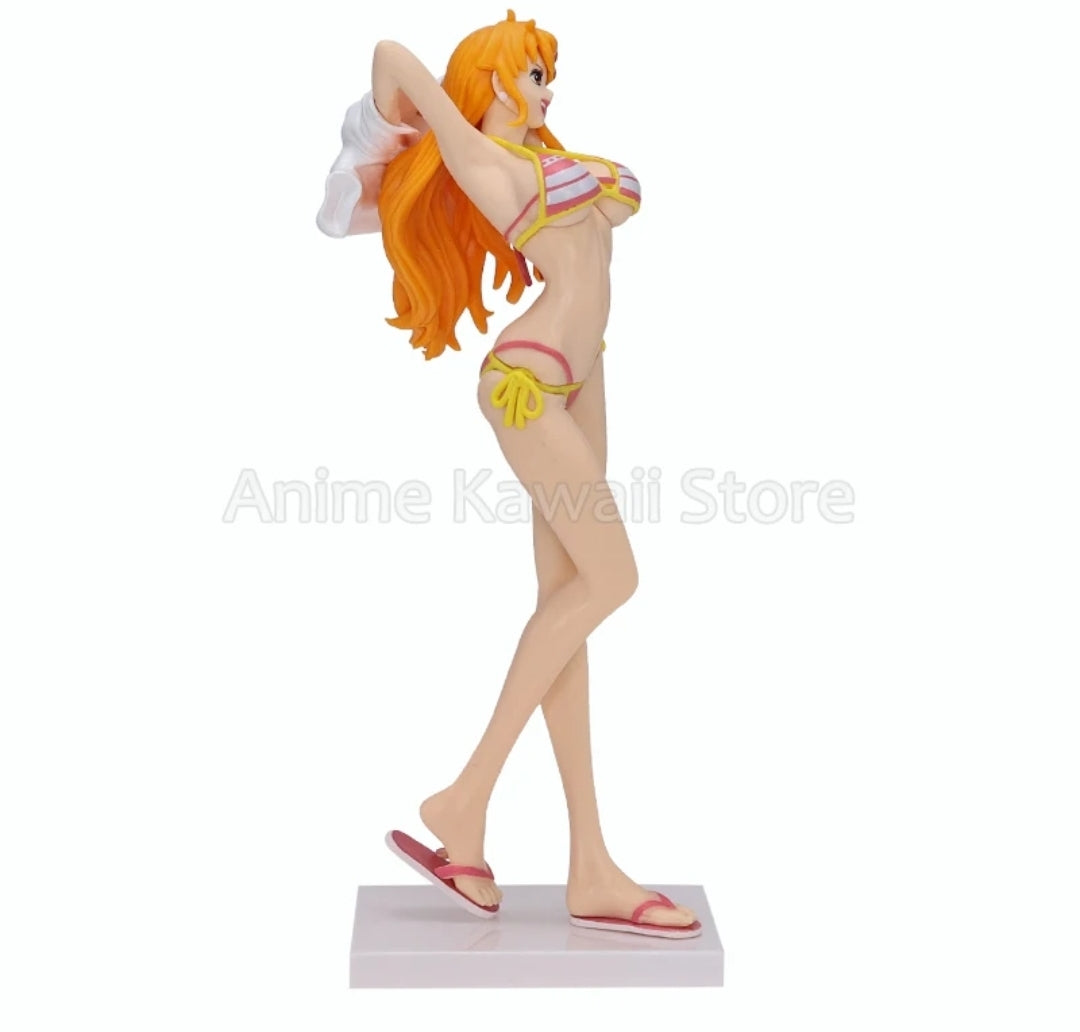 Figurine sexy Nami maillot de bain 21cm 2 Version au choix statuette collection manga decorative