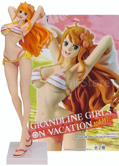 Figurine sexy Nami maillot de bain 21cm 2 Version au choix statuette collection manga decorative