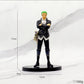 Figurines one piece lot de 6 statuettes Luffy Sanji Zoro roronoa red shanks Nico Robin collection manga animé