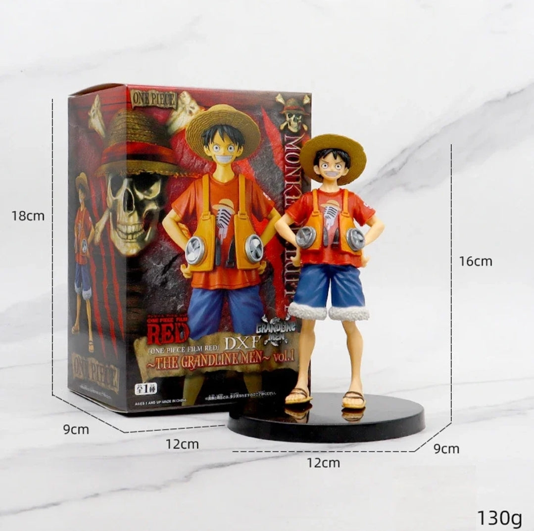 Figurines one piece lot de 6 statuettes Luffy Sanji Zoro roronoa red shanks Nico Robin collection manga animé