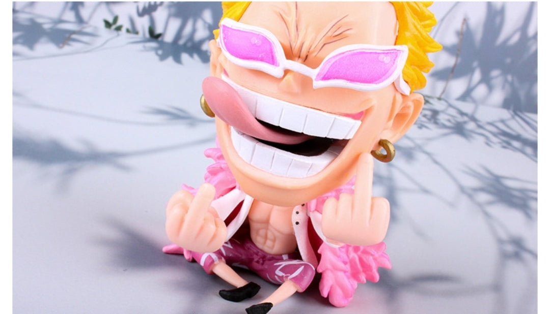 Figurine one piece shibi statuette drôle collection décoration manga animé 8cm sans boîte originale jouet déco idée cadeau anniversaire Noël Luffy Sanji zoro boa chopper ace