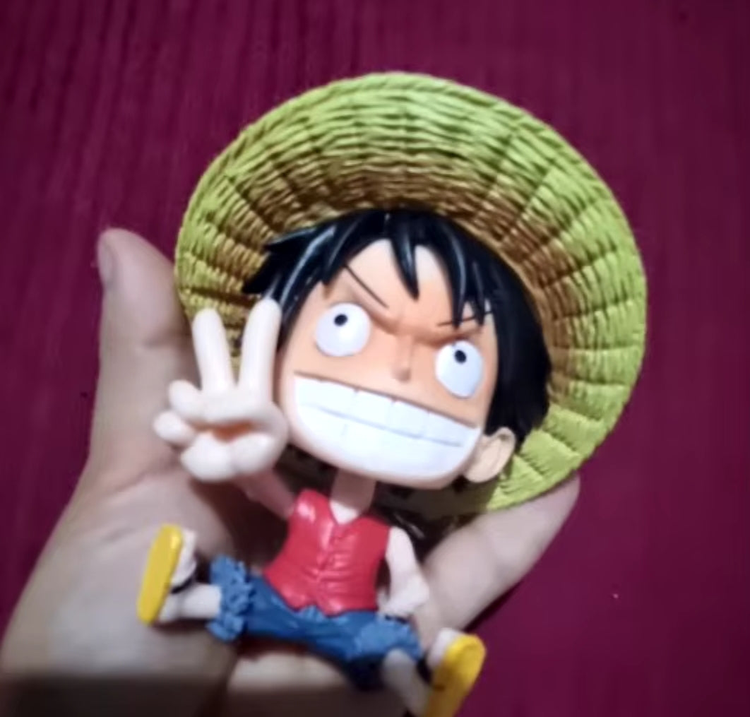 Figurine one piece shibi statuette drôle collection décoration manga animé 8cm sans boîte originale jouet déco idée cadeau anniversaire Noël Luffy Sanji zoro boa chopper ace