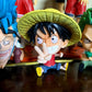 Figurine one piece shibi statuette drôle collection décoration manga animé 8cm sans boîte originale jouet déco idée cadeau anniversaire Noël Luffy Sanji zoro boa chopper ace