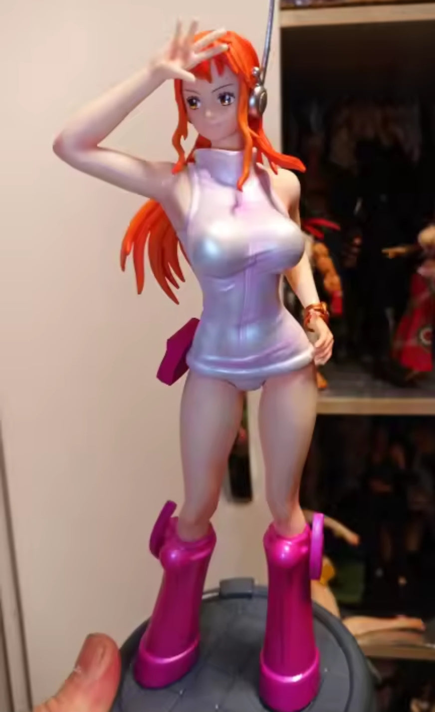 Figurine One Piece Nami et Nico robin Sexy Arc Egg Head Collection Cosplay Futur Manga 25cm