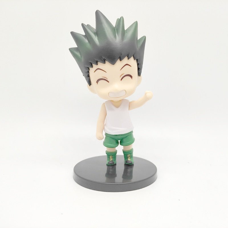 Anime Hunter x Hunter Figure Killua Zoldyck Gon Freecss Action Figure Kurapika Hisoka Kulolo Lushilufelu Figurine Collection Toy