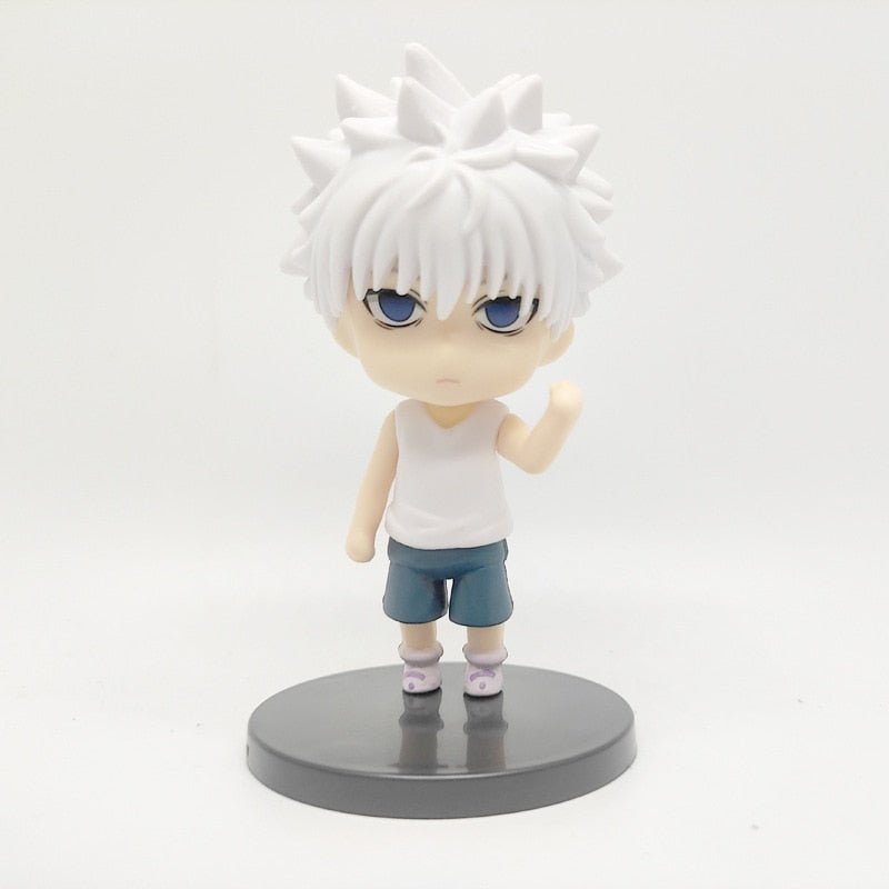 Anime Hunter x Hunter Figure Killua Zoldyck Gon Freecss Action Figure Kurapika Hisoka Kulolo Lushilufelu Figurine Collection Toy