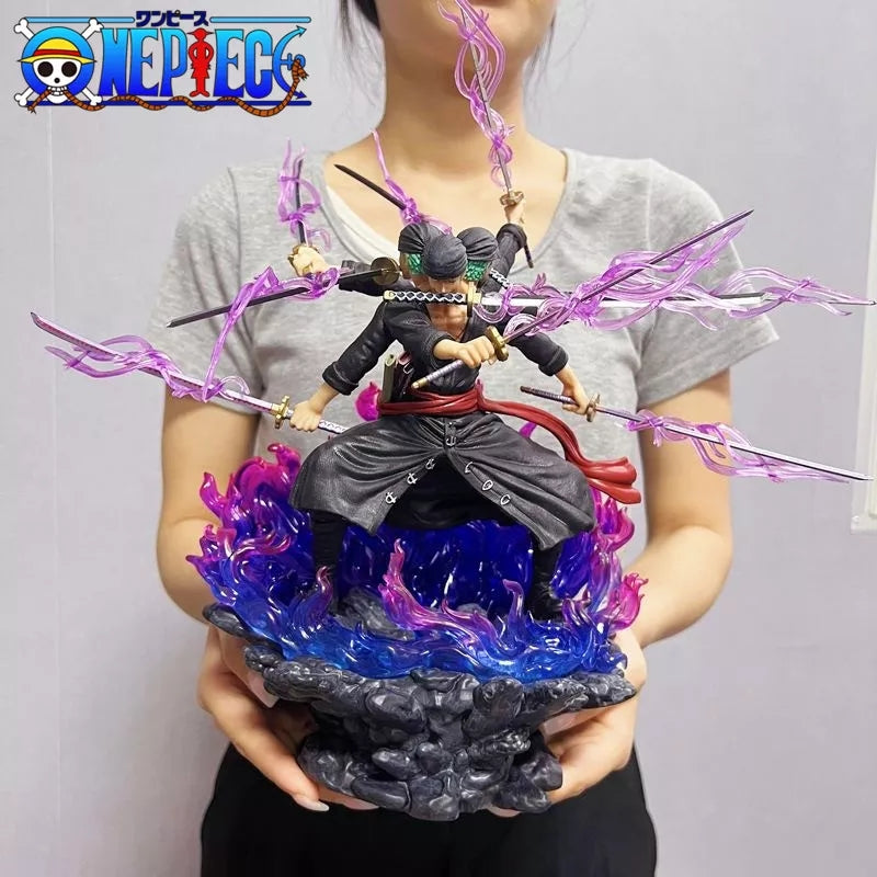 Figurine one piece zoro roronoa de luxe