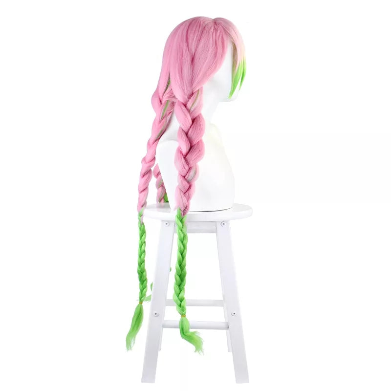 Wig mitsuti cosplay demon slayer