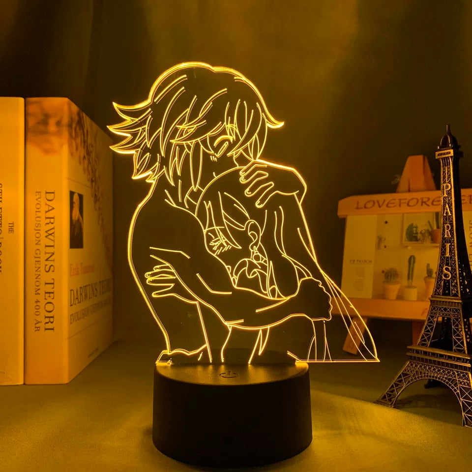 Sevens deadly sins veilleuse 16 couleurs lampe led decoration manga meliodas ban