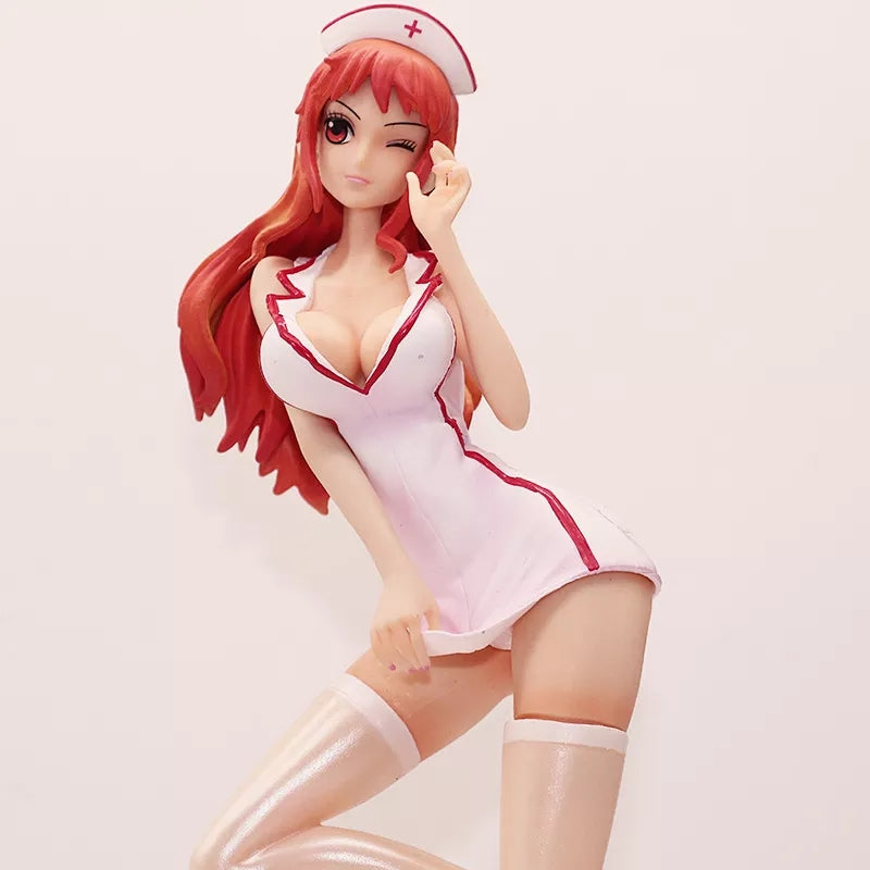 One piece figurine sexy nami infirmiere 30 cm statuette collection adulte manga