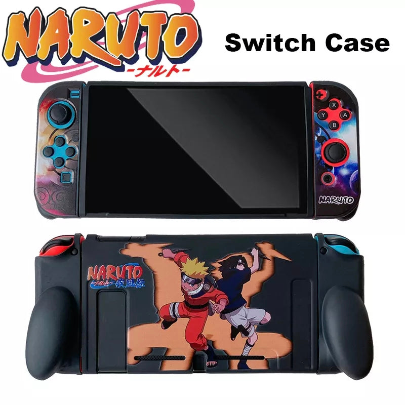 Naruto coque souple pour nintendo switch et protege joy con