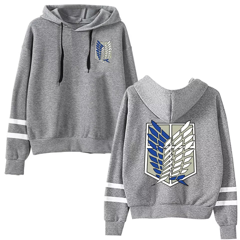 Pull l'attaque des titans sweat a capuche shingeki no kyojin