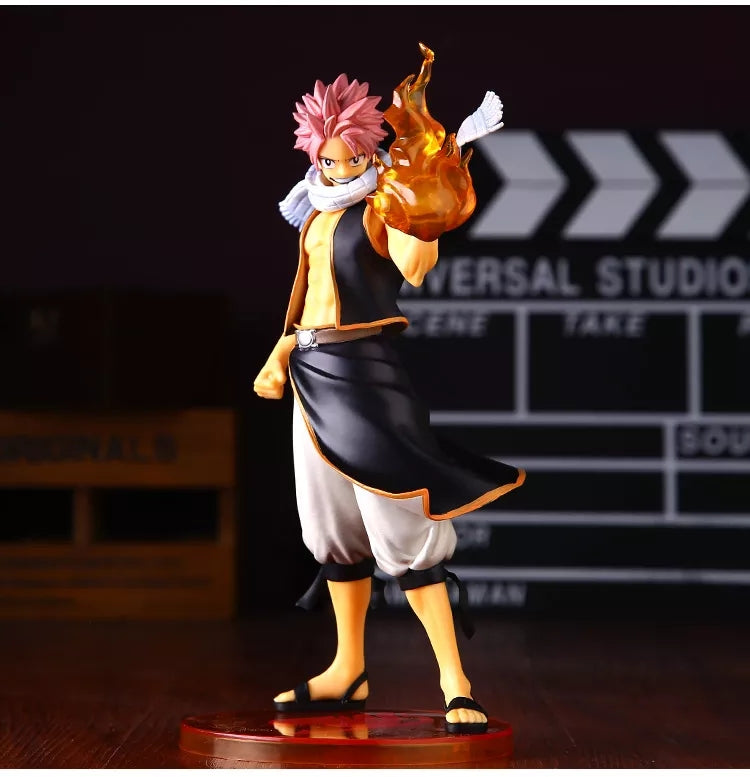 Fairy tail figurine natsu 23cm statuette decoration collection manga