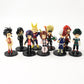 My hero academia lot de 9 figurines shoto midoria deku all might bakugo