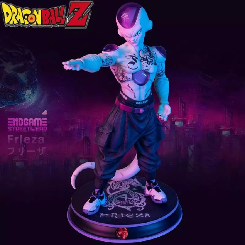 Dragon ball figurine freezer gangster hip hop tatoué 26cm