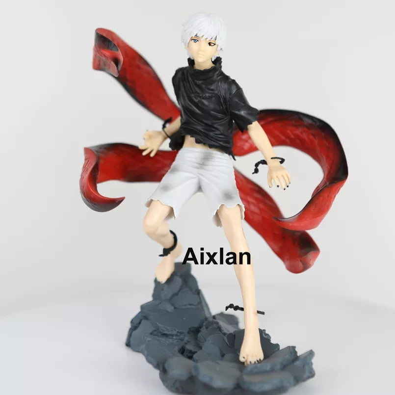 Tokyo ghool figurine ken kaneki statuette collection manga tete interchangeable 24cm