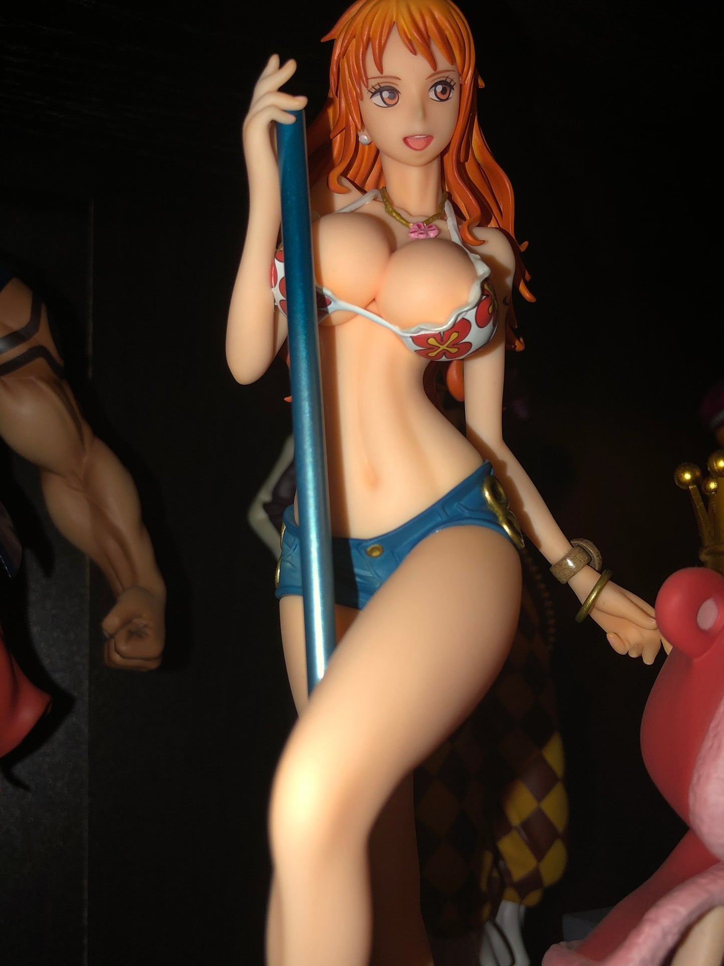 One piece Figurine sexy nami pole dance 23cm