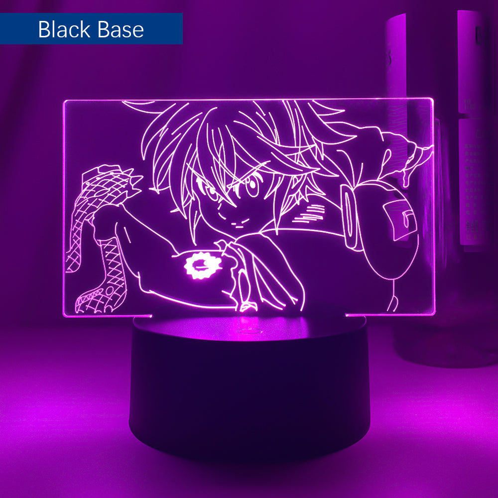 Sevens deadly sins veilleuse 16 couleurs lampe led decoration manga meliodas ban