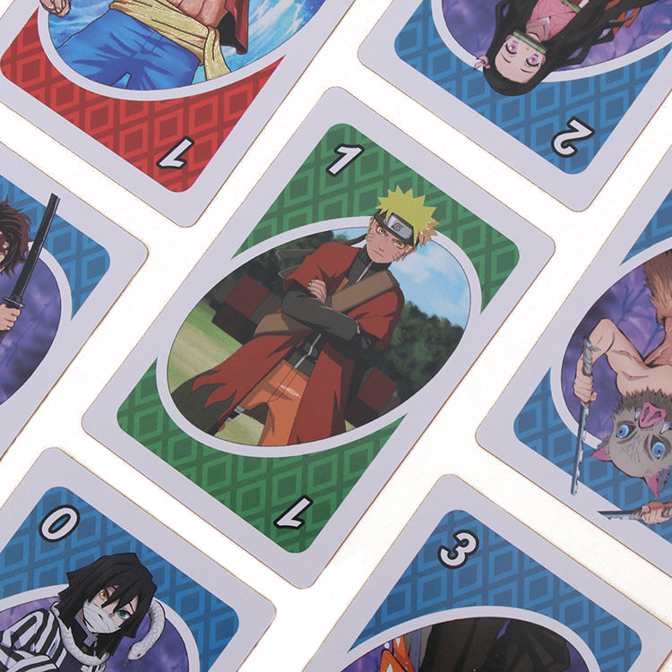 Uno manga dragon ball one piece naruto demon slayer jeux de cartes