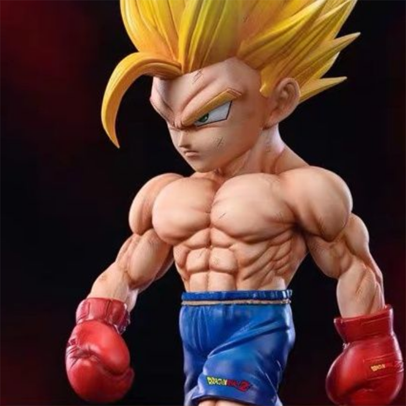 Dragon ball figurine son gohan sayan 2 boxeur statuette decoration