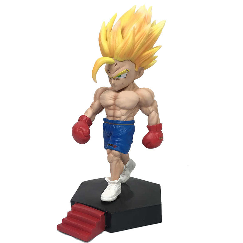 Dragon ball figurine son gohan sayan 2 boxeur statuette decoration