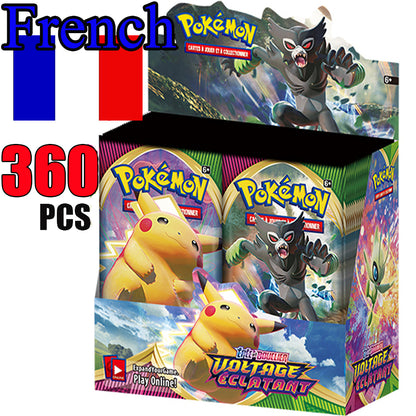 Carte pokemon pack booster complet scéllé 36 sachets de 10 cartes versions francaises