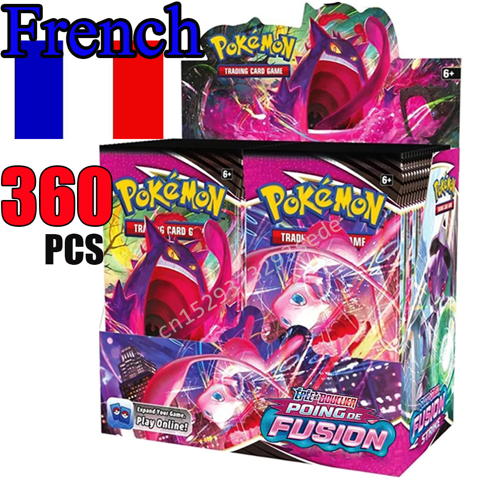 Carte pokemon pack booster complet scéllé 36 sachets de 10 cartes versions francaises