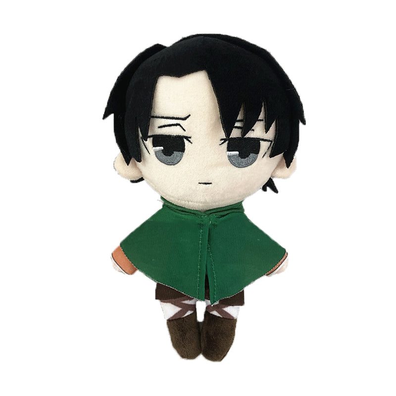 L'attaque des titans peluche eren mikasa ou levi doudou shingeki no kyojin 20 cm