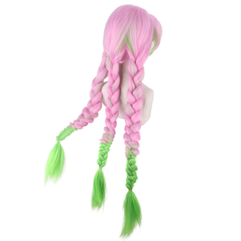 Wig mitsuti cosplay demon slayer