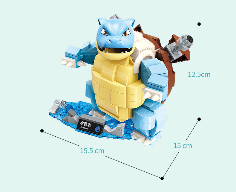 Pokemon lego bloc de construction dracaufeu mewtew tortank ou florizard