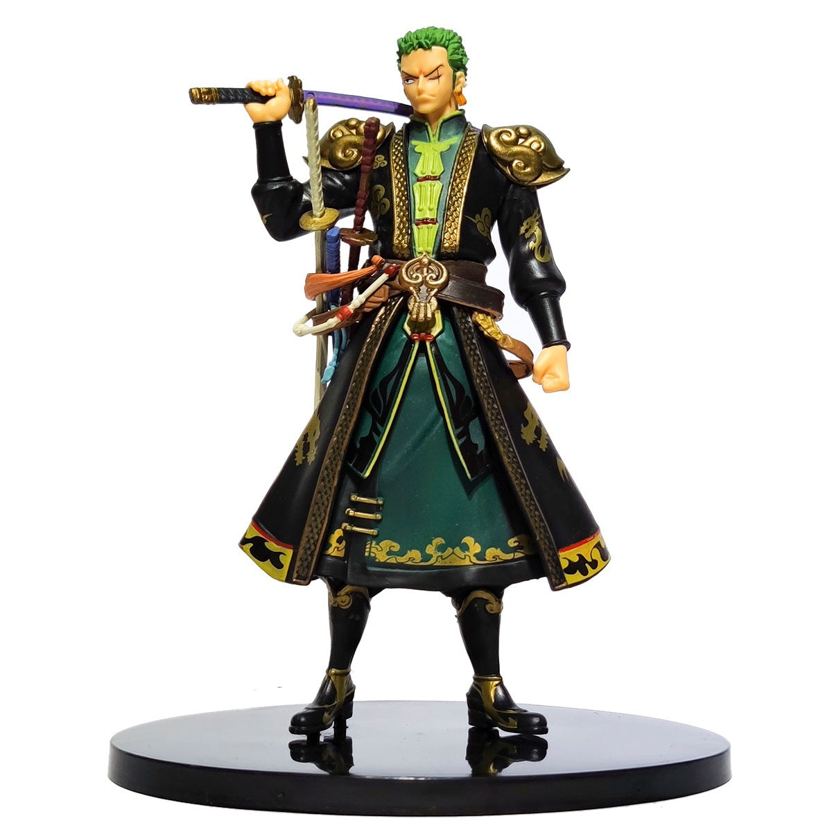 Figurine one piece luffy zoro samouraï