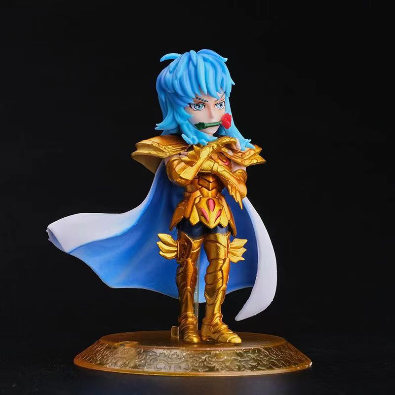 Figurines saint seiya lot de 5 pieces chevalier d'or 10cm