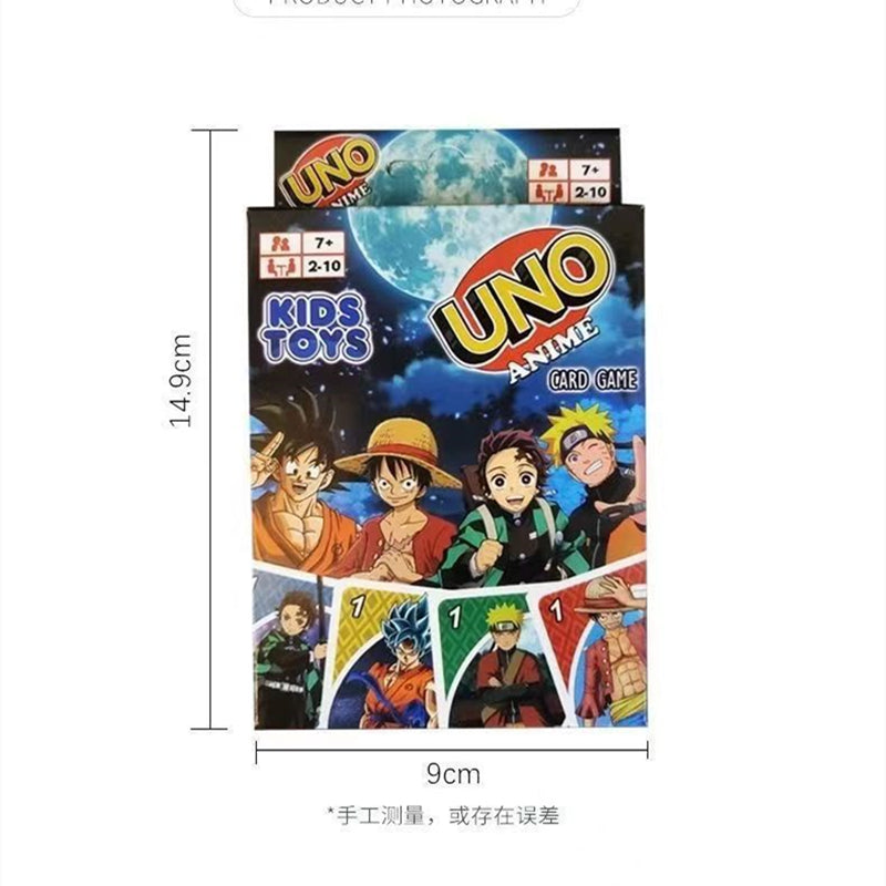 Uno manga dragon ball one piece naruto demon slayer jeux de cartes