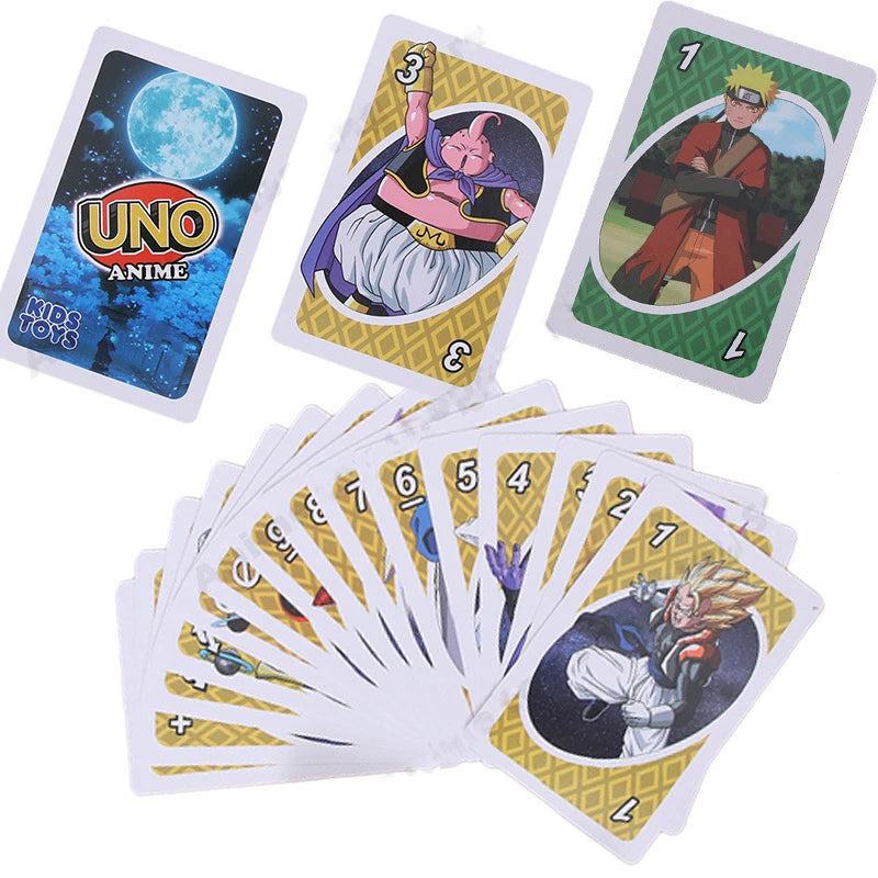 Uno manga dragon ball one piece naruto demon slayer jeux de cartes