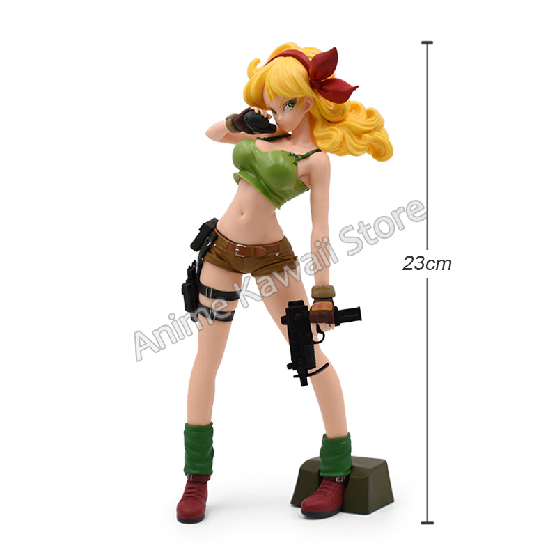 Dragon ball figurine sexy lunch blonde ,bleu ou les deux