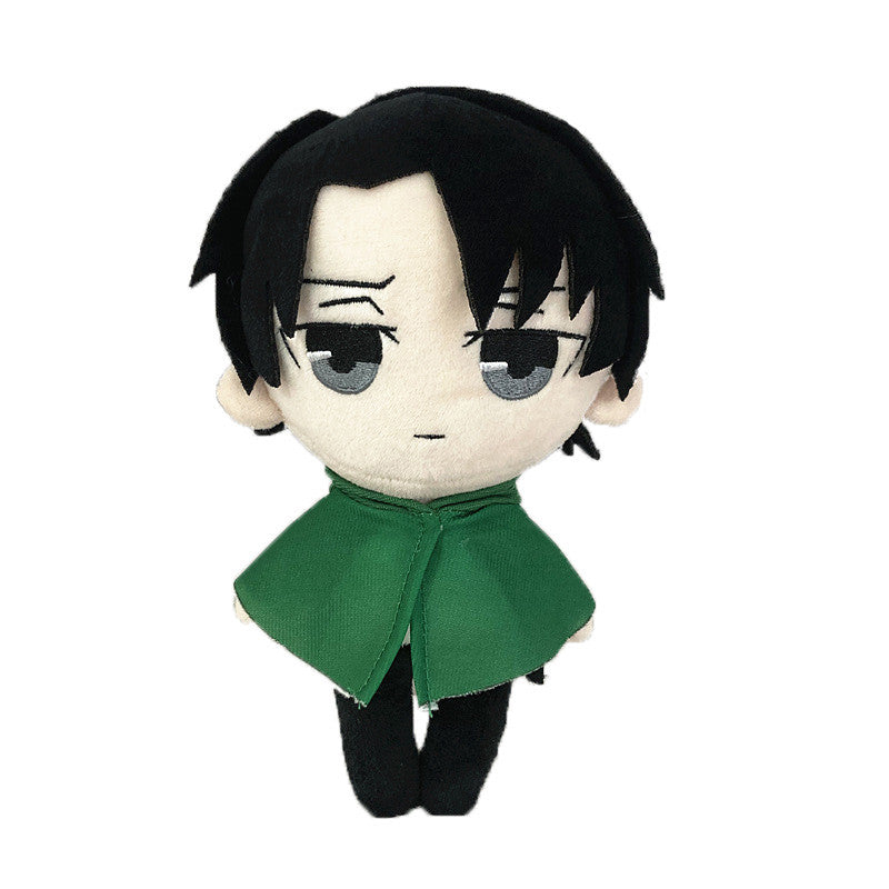 L'attaque des titans peluche eren mikasa ou levi doudou shingeki no kyojin 20 cm