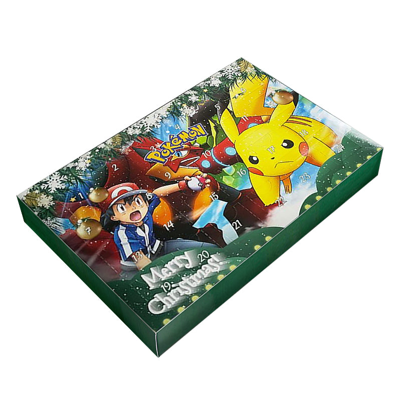 Pokemon calendrier de l'avent avec 24 figurines a decouvrir