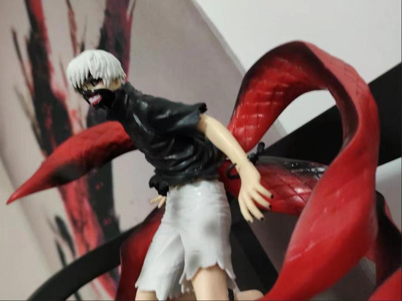 Tokyo ghool figurine ken kaneki statuette collection manga tete interchangeable 24cm