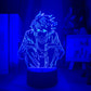 Death note veilleuse 16 couleurs lampe led decoration collection manga light L et ryuk