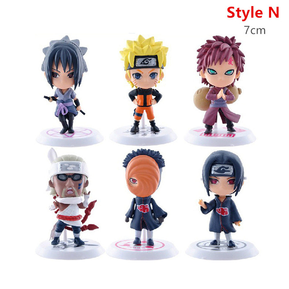 Figurines Naruto Sakura Action Figures Uchiha Gaara Kakashi Model PVC Anime Figurines  Decoration Collection manga