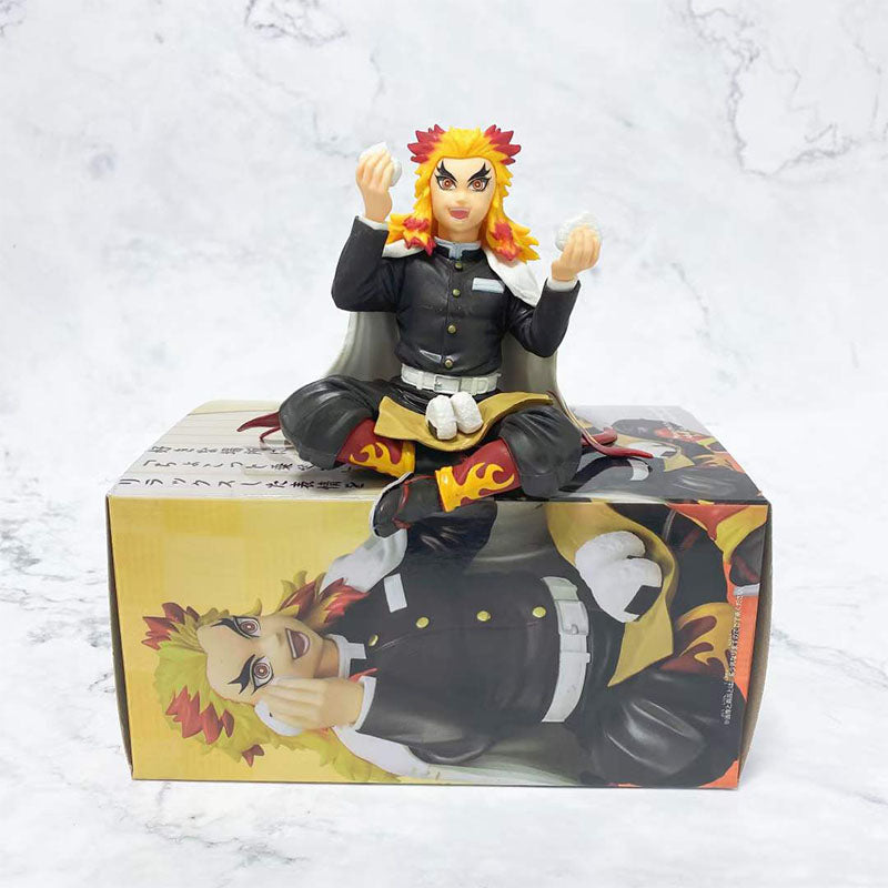 Figurine demon slayer assis statuette decoration collection manga